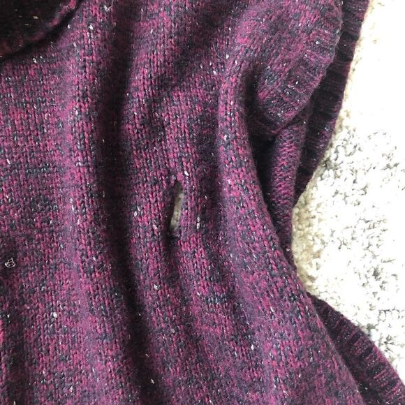 WHBM Maroon Oversize Sweater XS - Picture 3 of 5